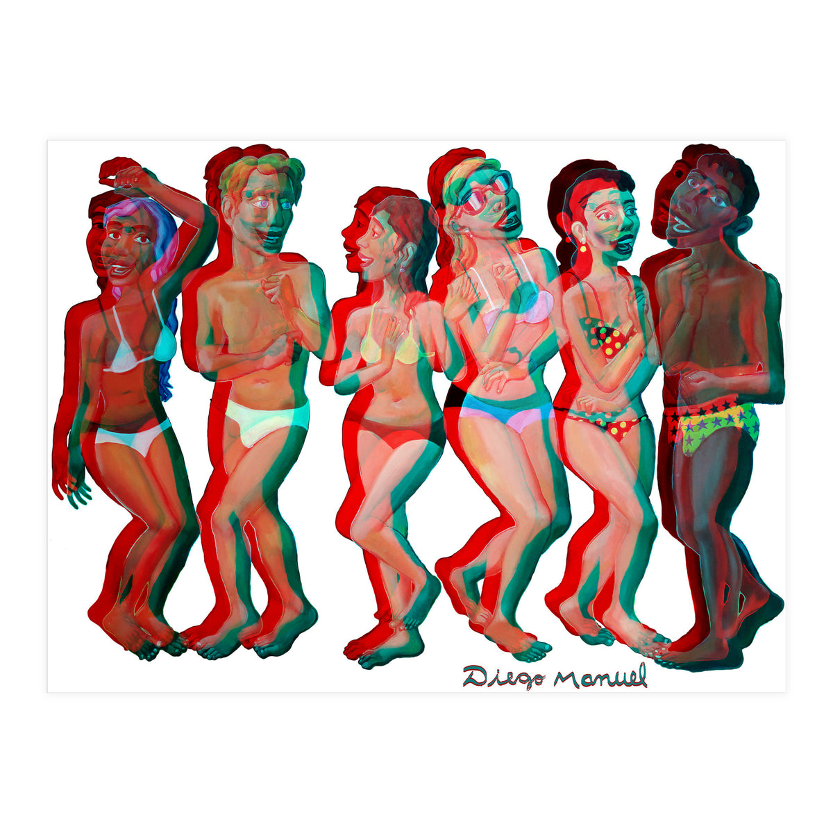 Fiesta En La Playa 2 1 (Print Only)