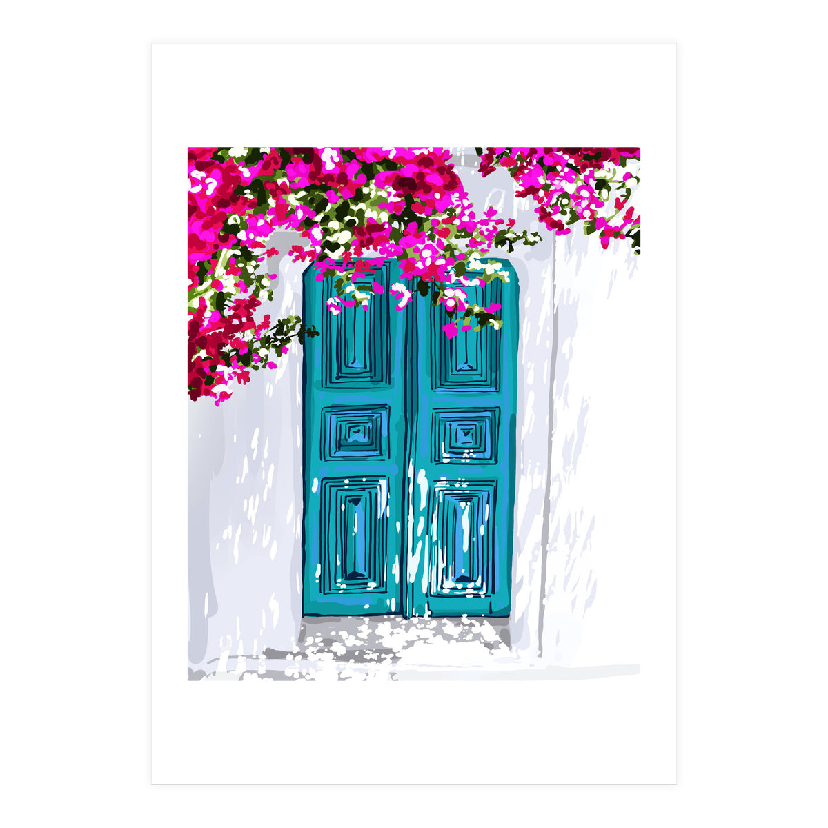 Another Santorini Home (Print Only)