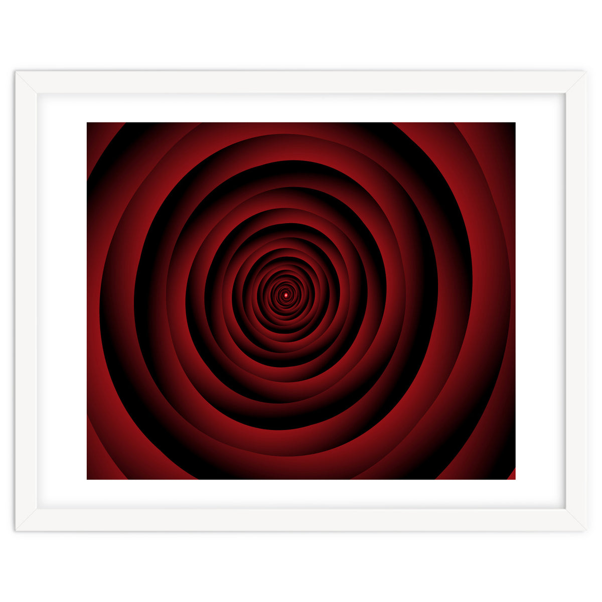 Abstract Concentric Spiral Circles