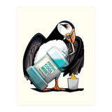 Puffin using Mouthwash (Print Only) thumbnail
