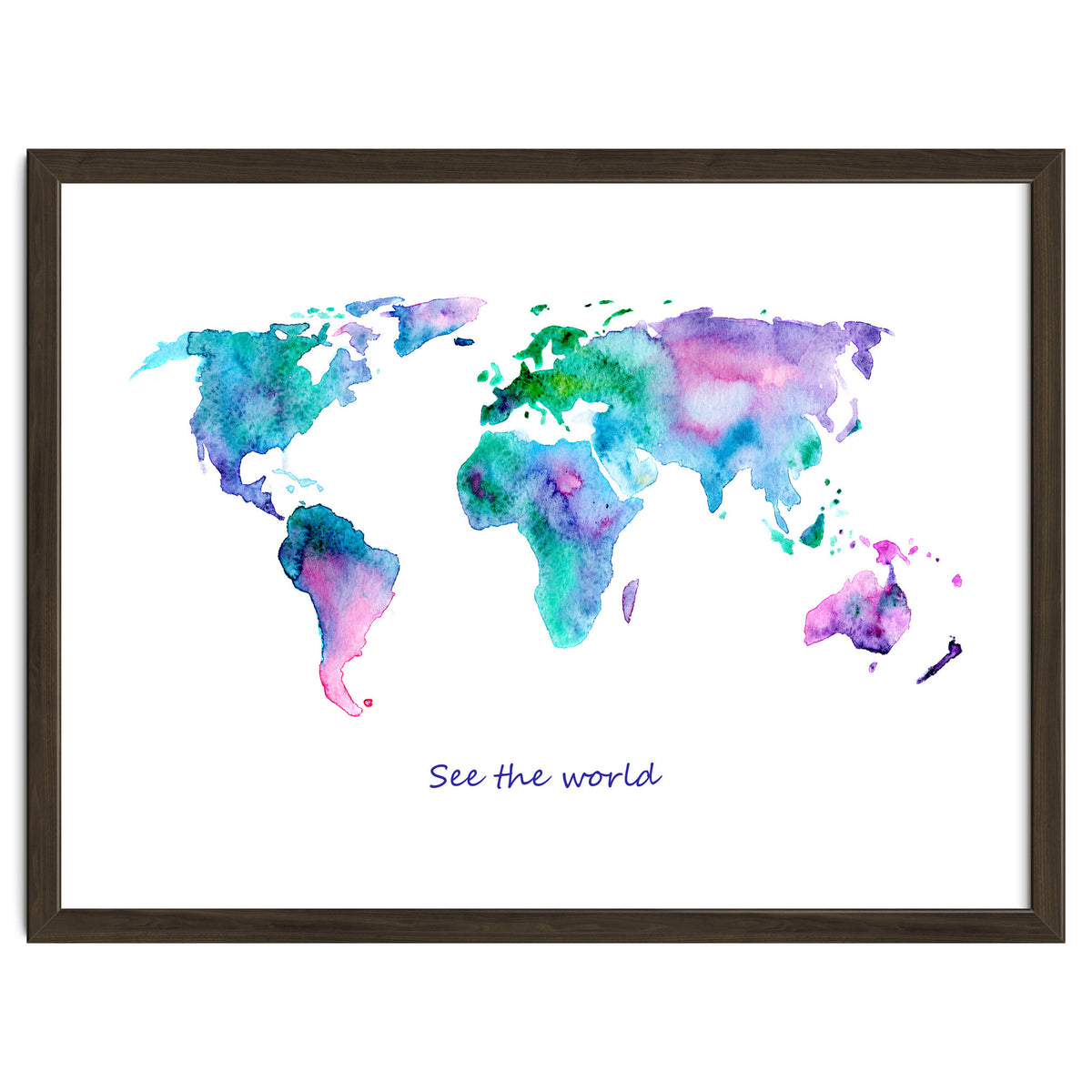 See the world || watercolor