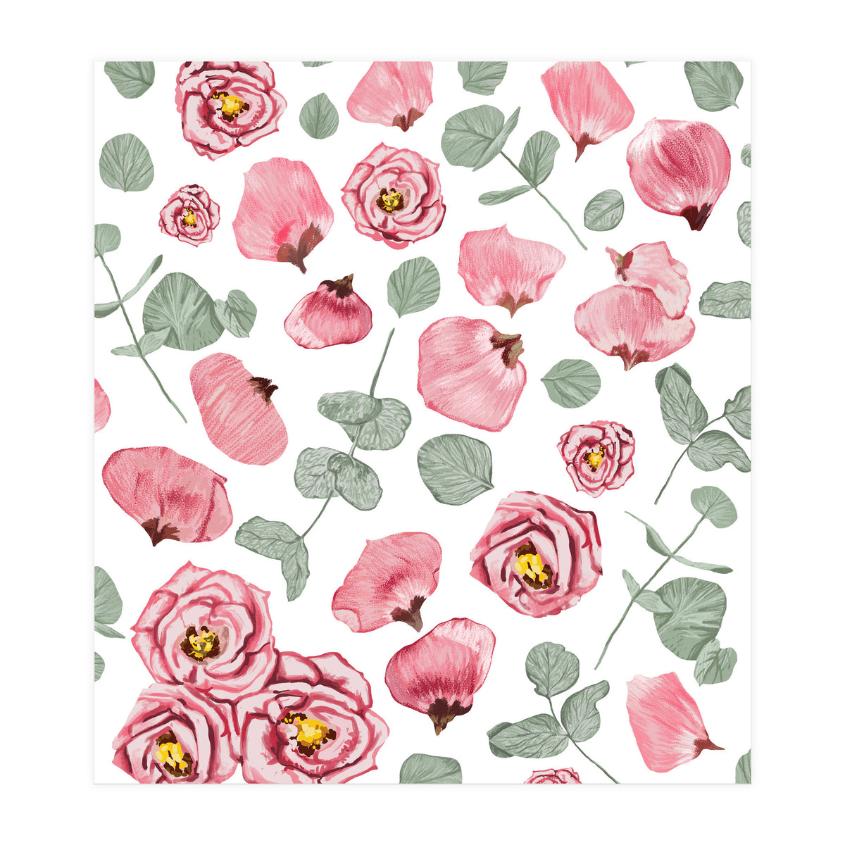 Rosy Romance (Print Only)