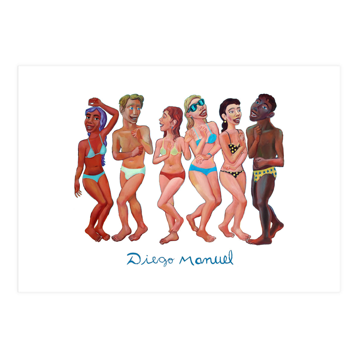 Fiesta En La Playa 2b (Print Only)