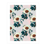 Flowery blooming with geometric (Print Only) thumbnail