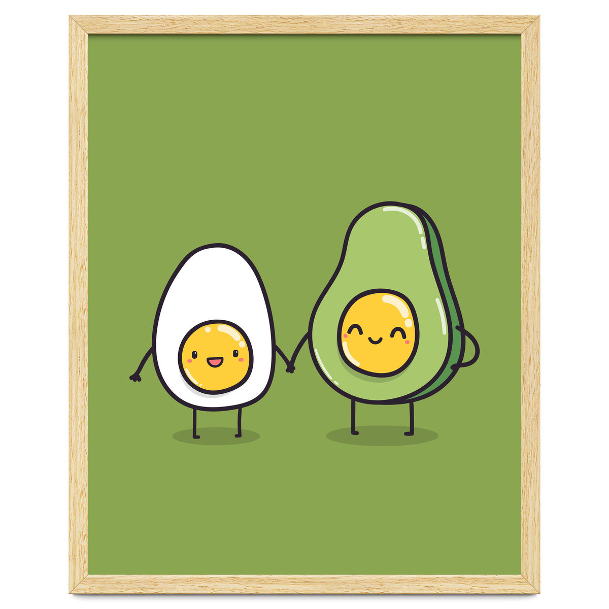 Egg Avocado best friends