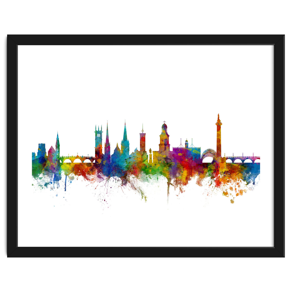 Shrewsbury England Skyline