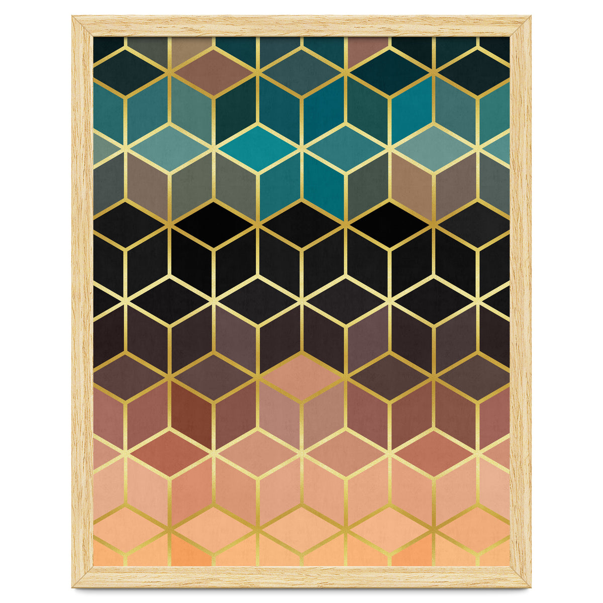 Colorful and golden pattern III