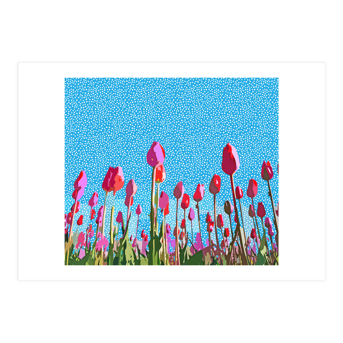 Tiptoe through the tulips with me (Print Only)