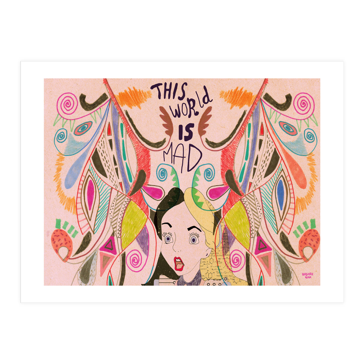 Alice In Wonderland illustration (Print Only)