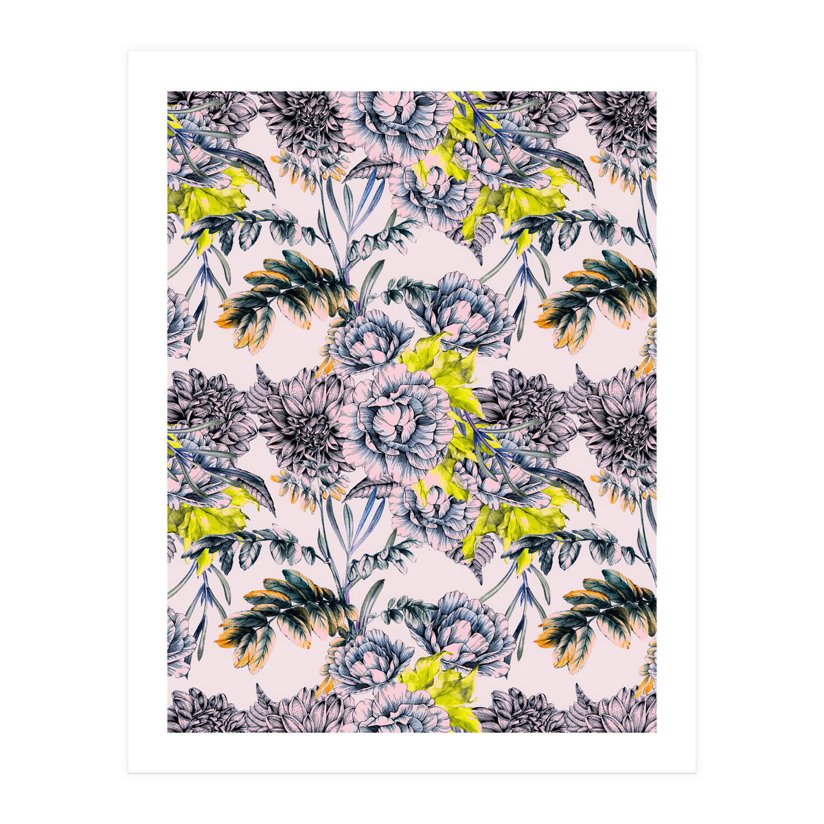 Flowering blooming in pink  (Print Only)