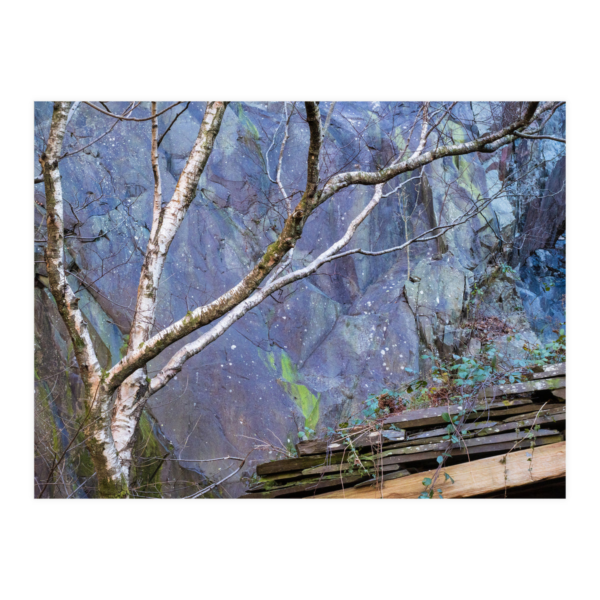 Dinorwic slate quarries in Llanberis, Wales, 3 (Print Only)