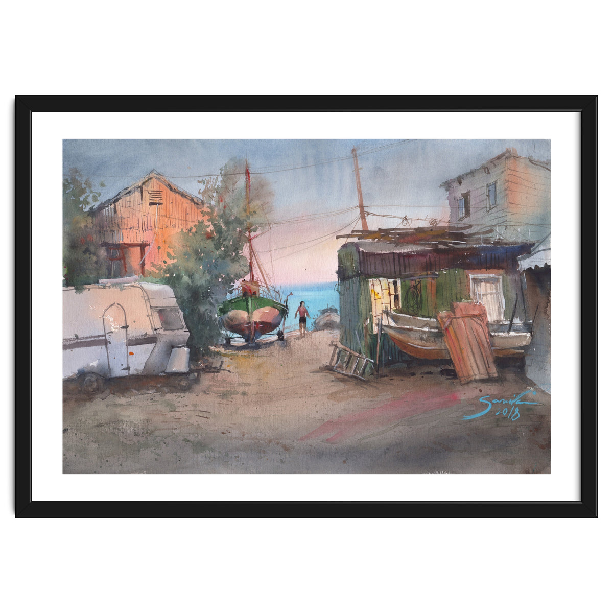 Sunrise on the beach