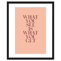 WHAT YOU SEE - Color