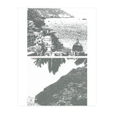 Printed Positano in Grey  (Print Only) thumbnail