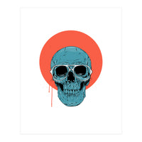 Blue Skull II (Print Only)
