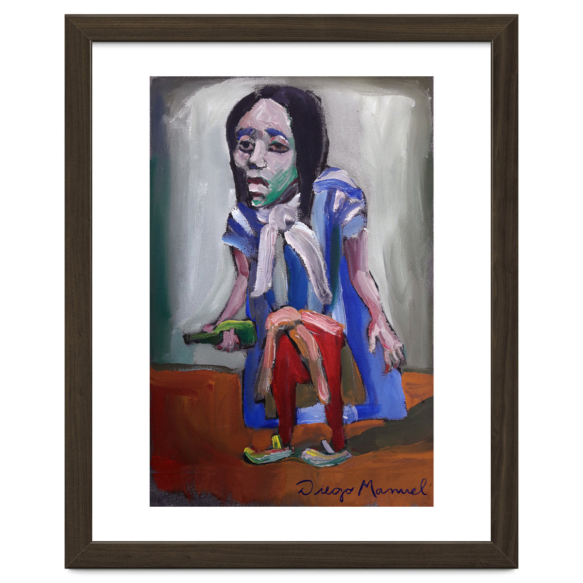 The fan, people from the neighborhood