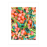 Fruit Garden, Tropical Forest Botanical Painting, Plants Vintage Nature  (Print Only) thumbnail