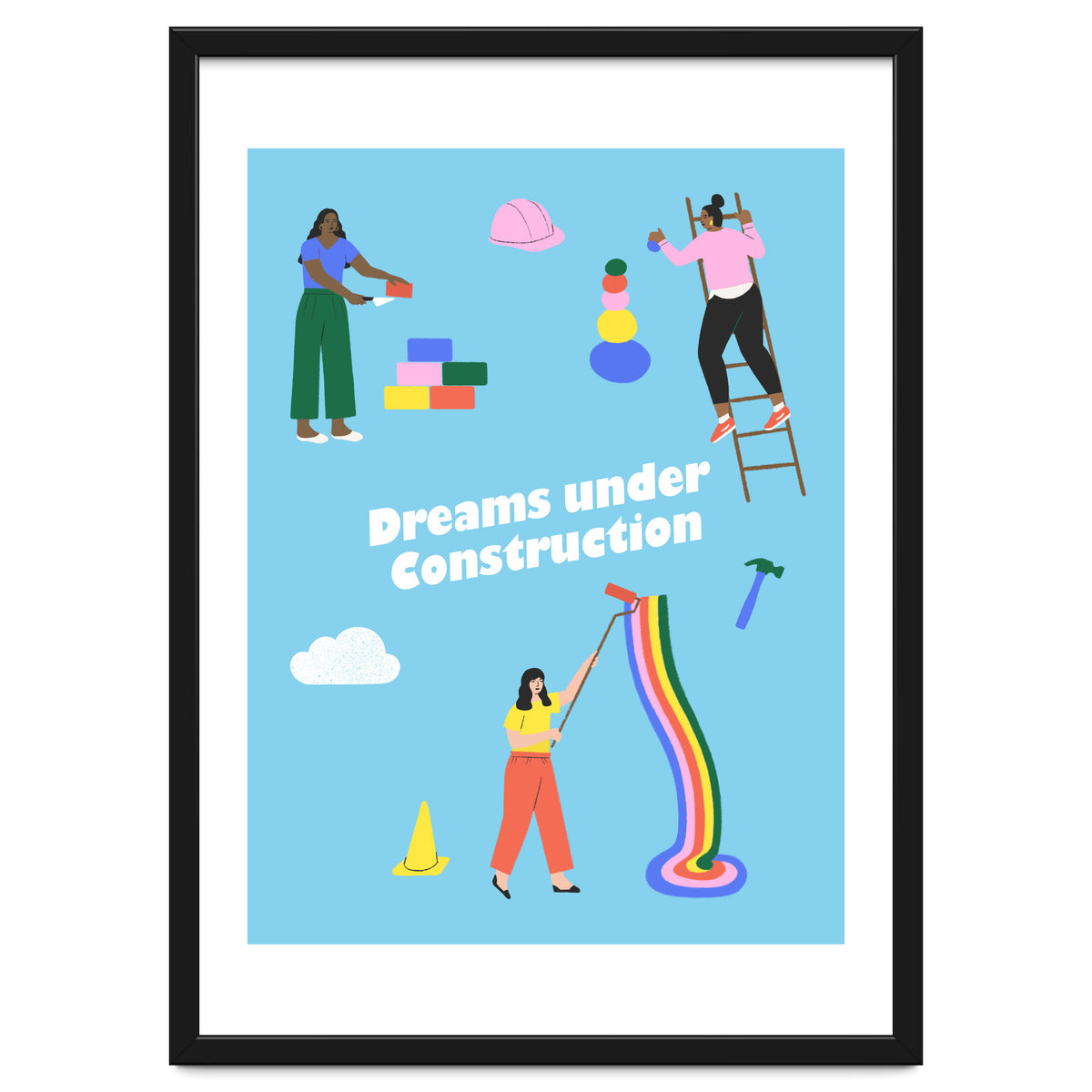 Dreams Under Construction Blue