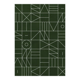 My Favorite Geometric Patterns No.6 - Deep Green (Print Only) thumbnail
