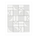 My Favorite Geometric Patterns No.19 - White (Print Only) thumbnail