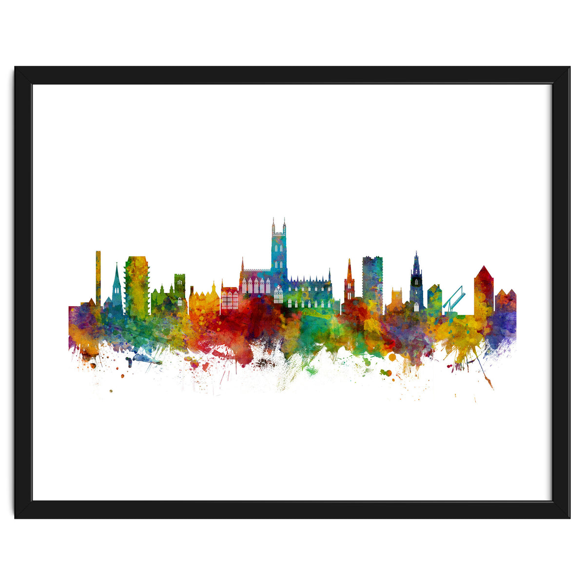 Gloucester England Skyline