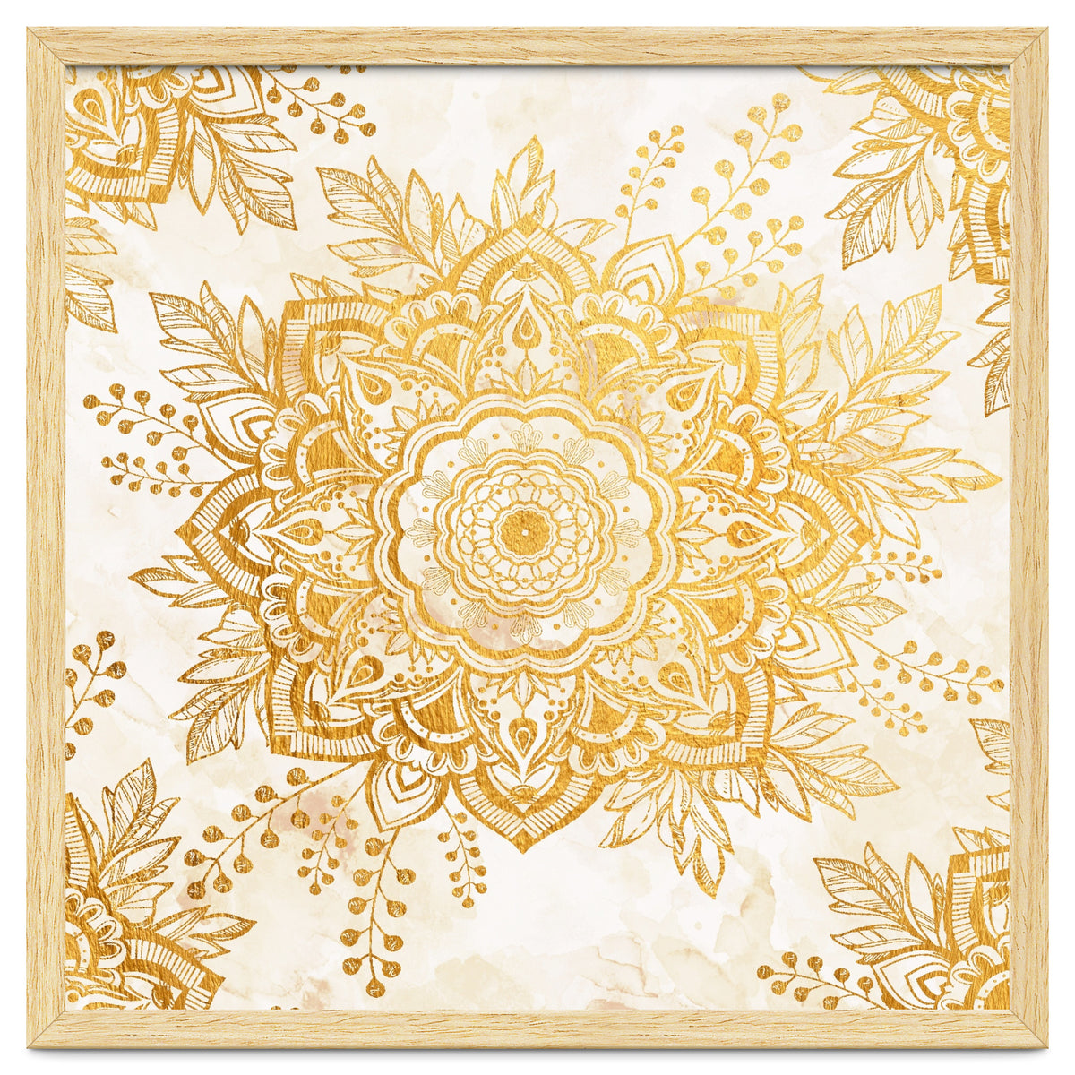 Queen Starring of Mandala-Gold Sunflower I