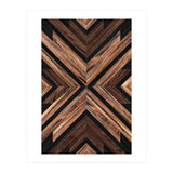 Urban Tribal Pattern No.3 - Wood (Print Only) thumbnail
