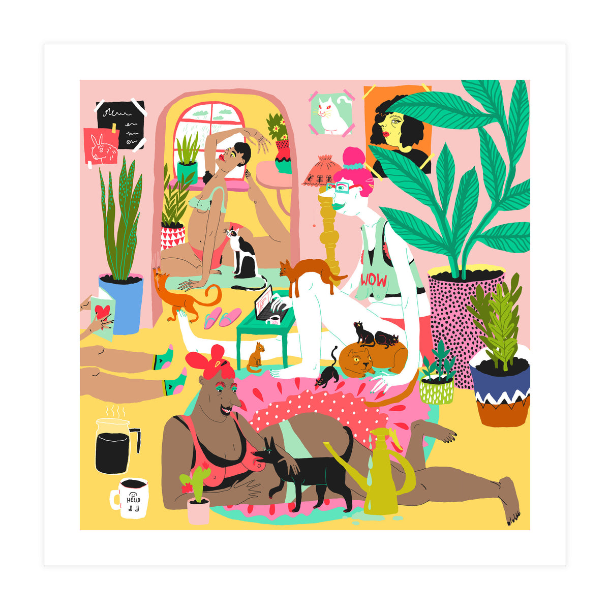 Staying At Home Together (Print Only)