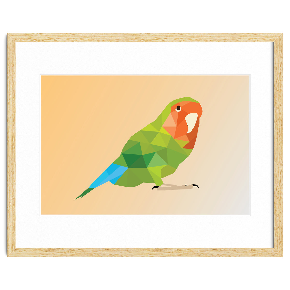 Parrot Low Poly Art