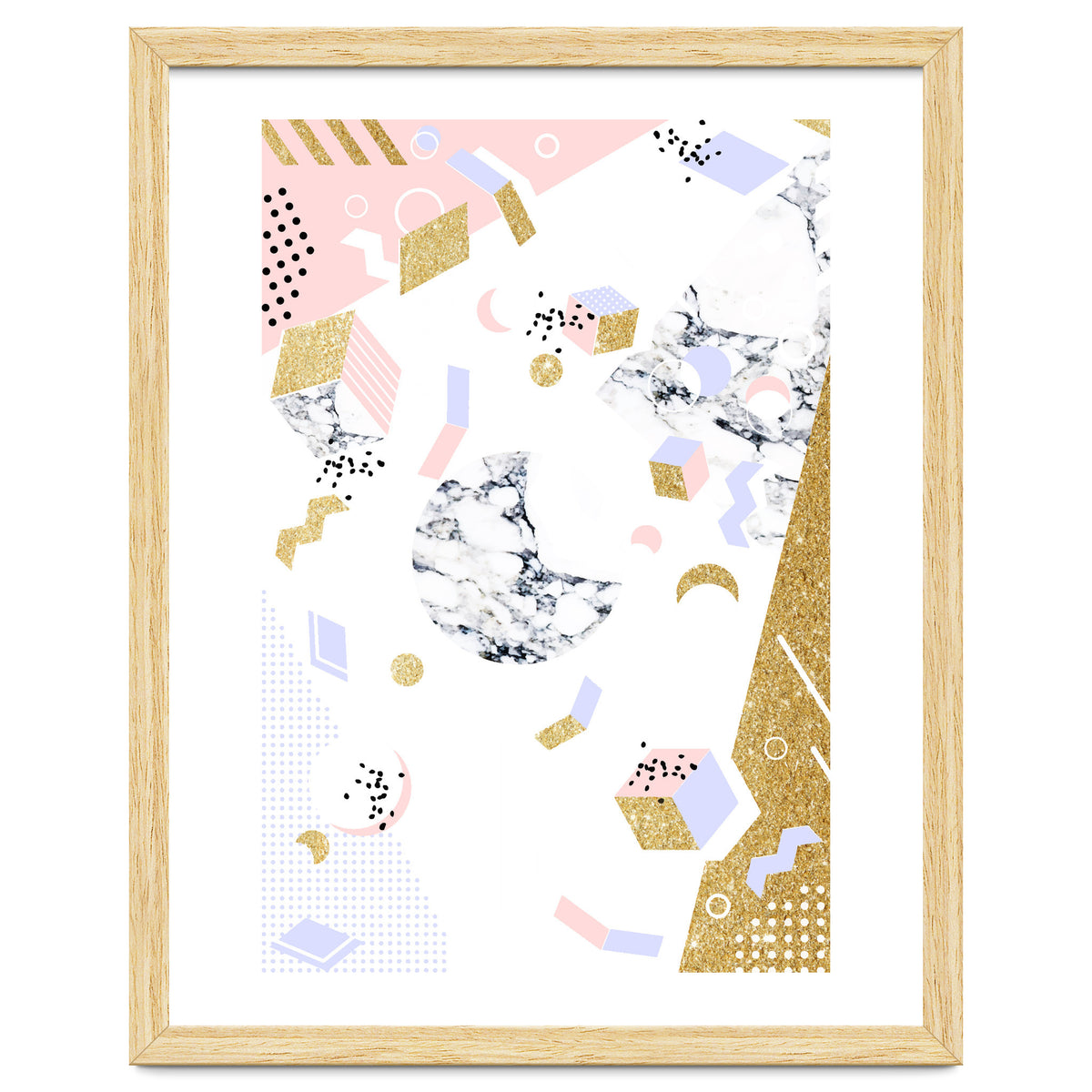 Marble Moon Abstraction