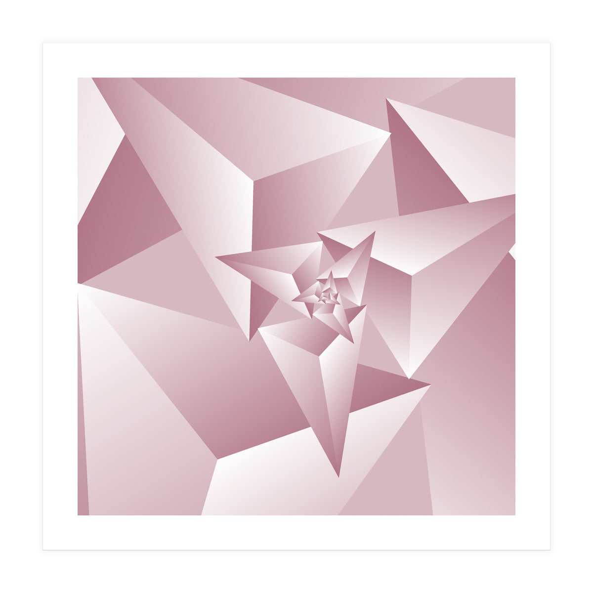 Geometric Triangle Modern  (Print Only)