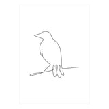 One Line Art Bird II (Print Only) thumbnail