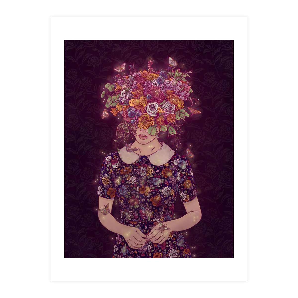 Shy Lady (Print Only)