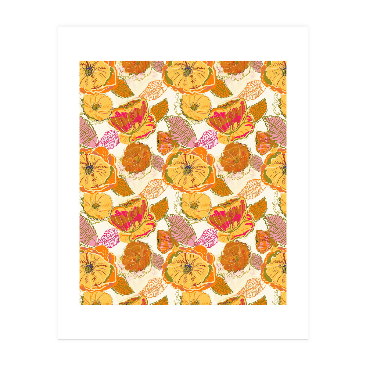 Pattern Floral Pattern (Print Only)