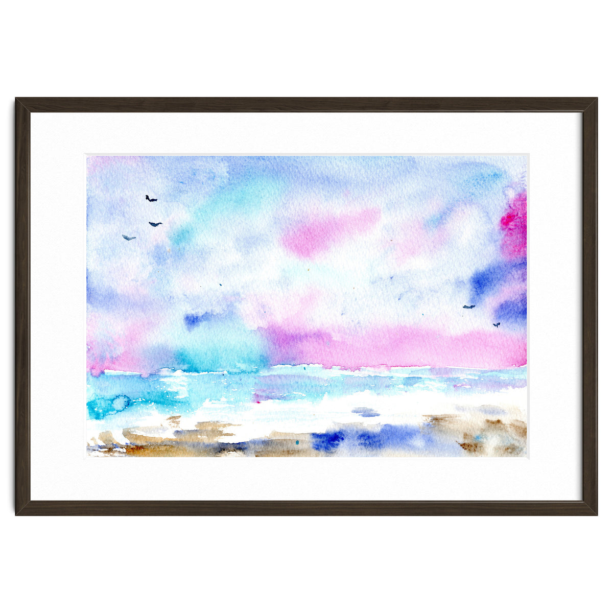 Tenderness of the sea || watercolor