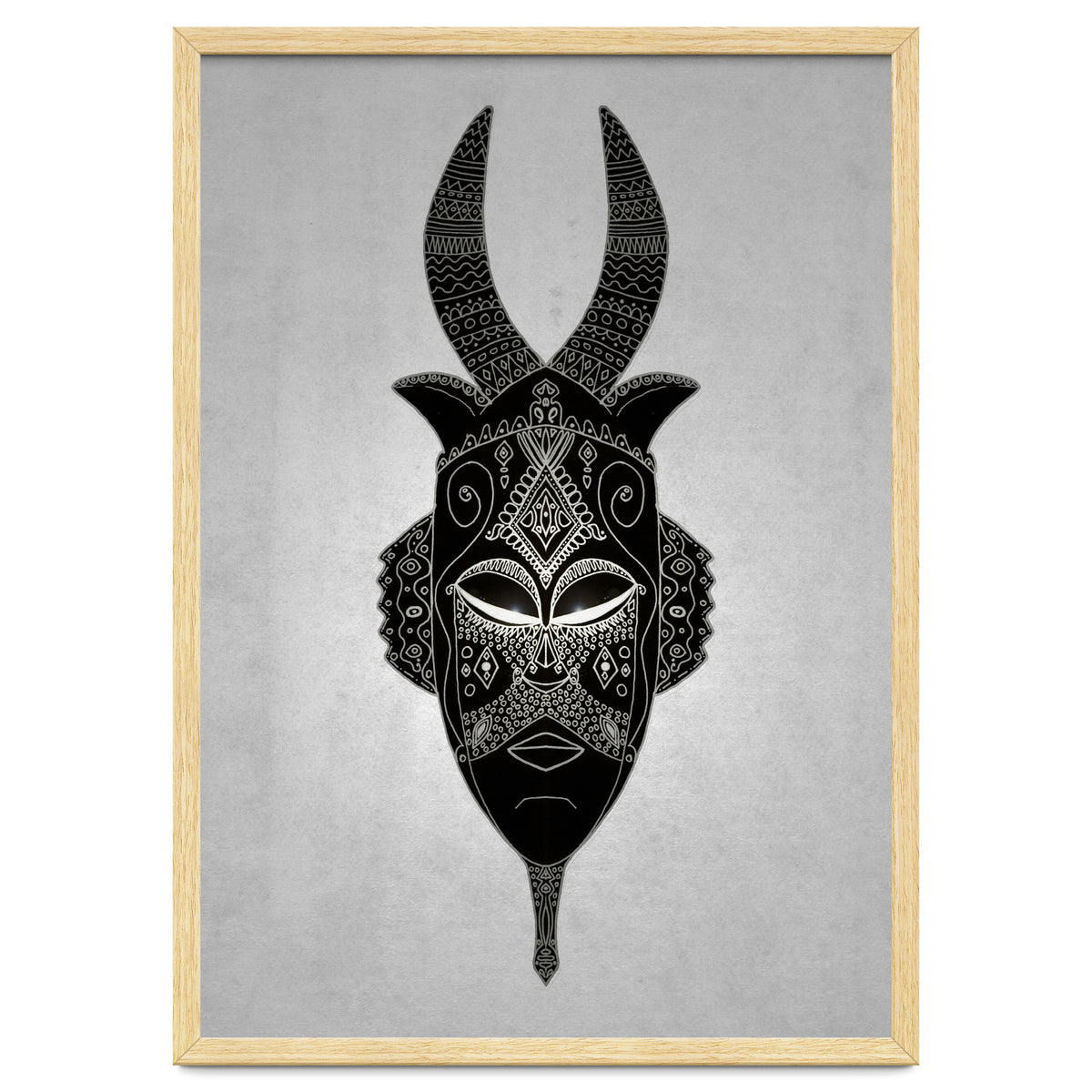 Horned Tribal Mask
