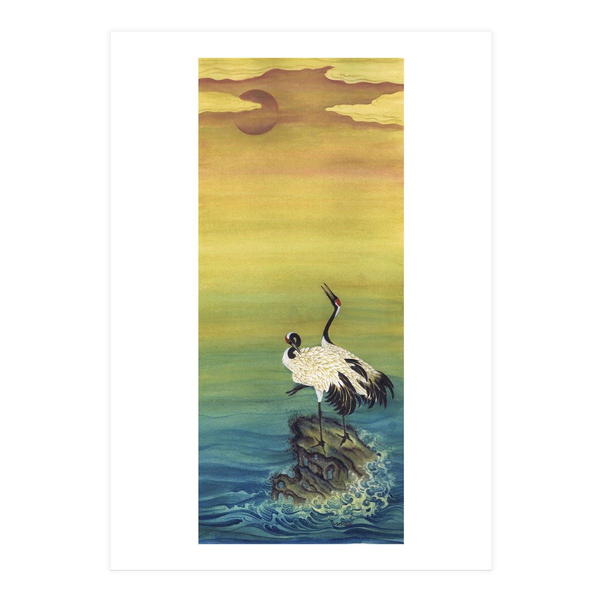 Cranes at Dawn (Print Only)