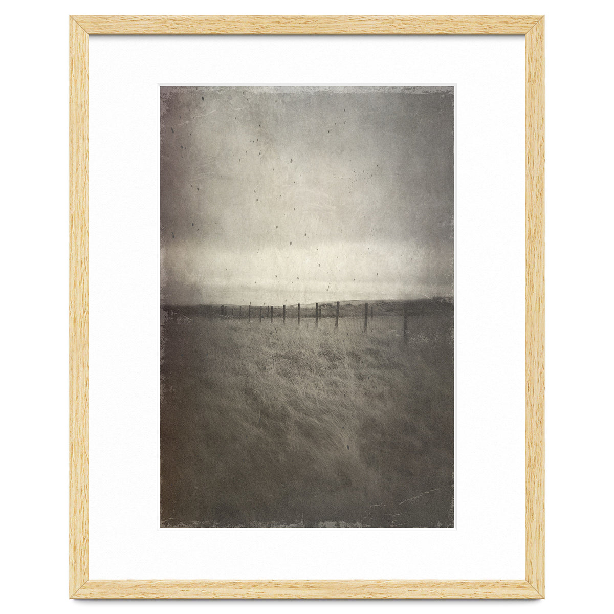 Bleak winter landscape of Saddleworth Moor