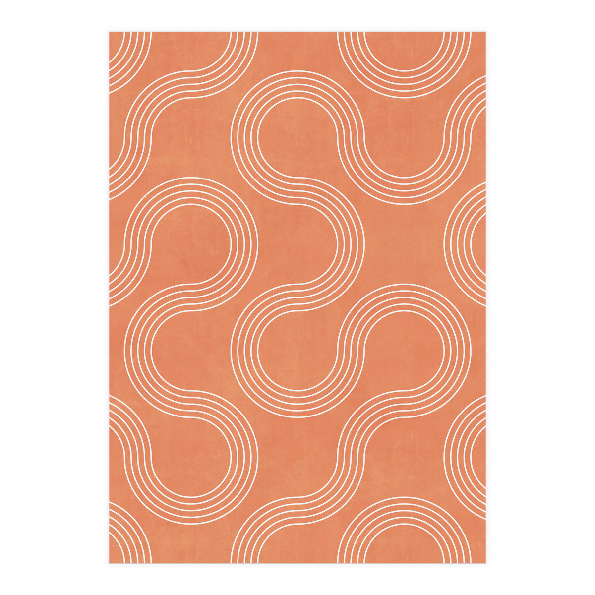 My Favorite Geometric Patterns No.32 - Coral (Print Only)