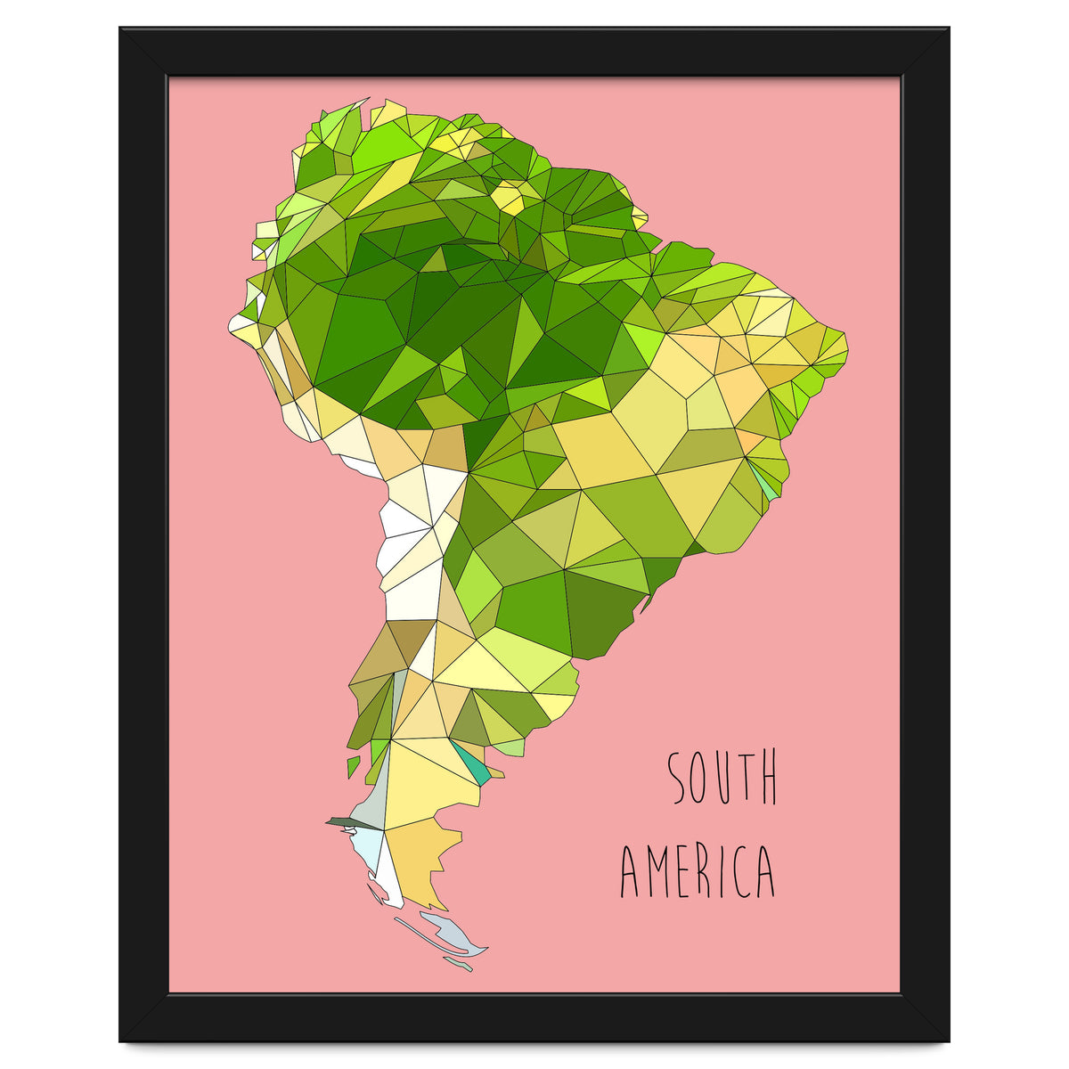 SOUTH AMERICA – Pink