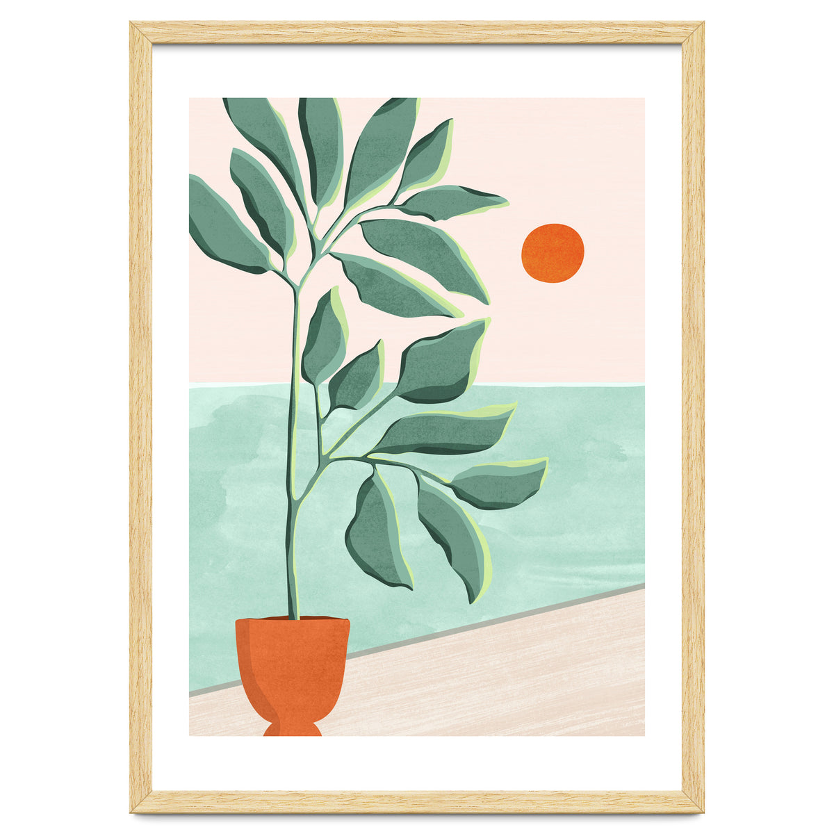 Sunset At The Beach House No.1