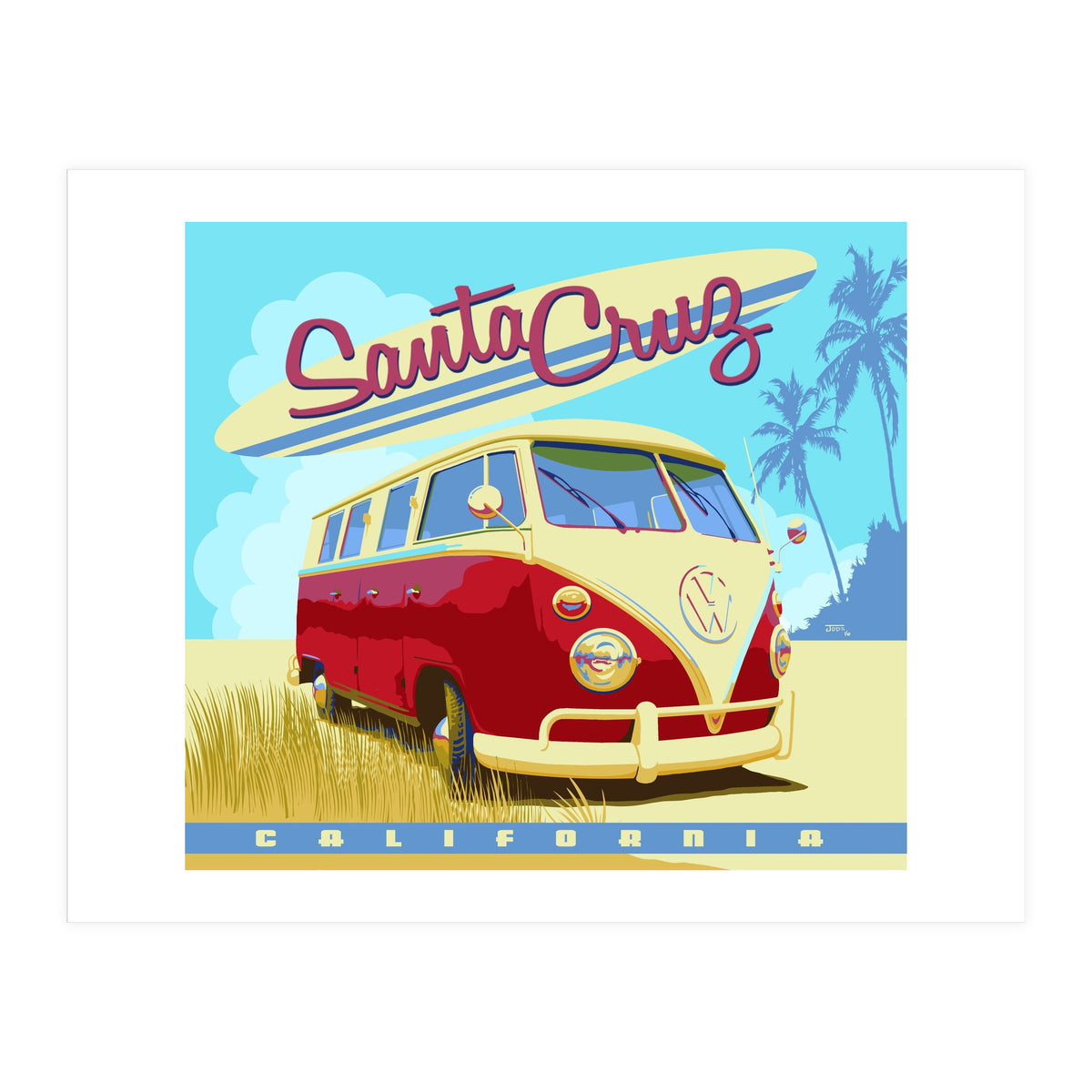 Santa Cruz California (Print Only)