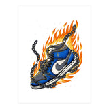 Sneaker Fire (Print Only) thumbnail