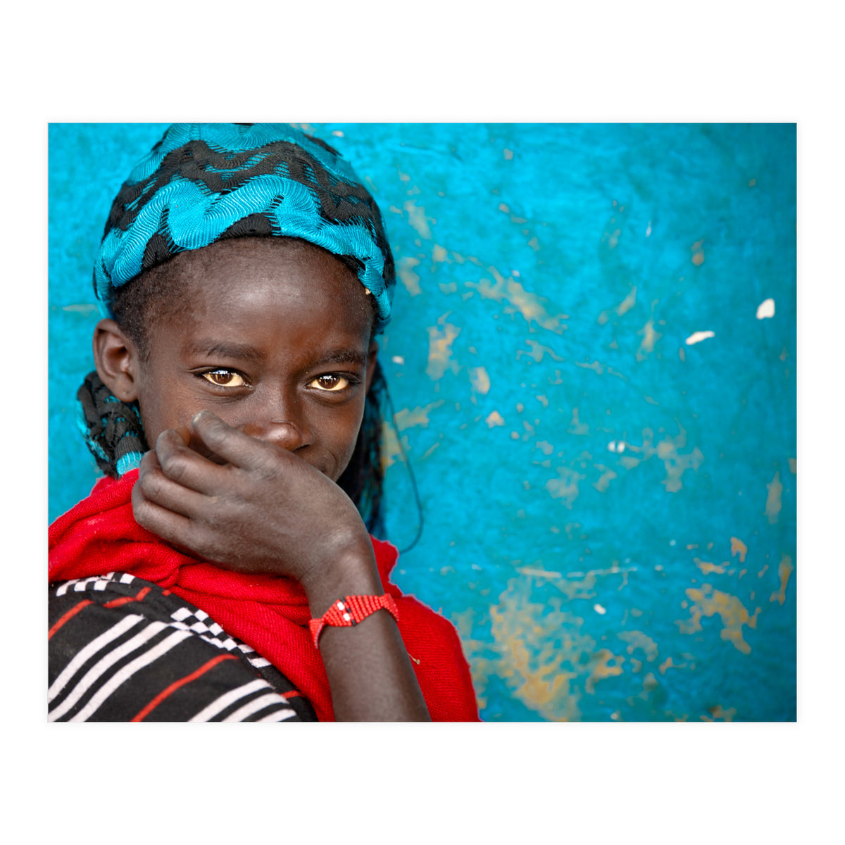 Blue, Red and the Girl (Print Only)