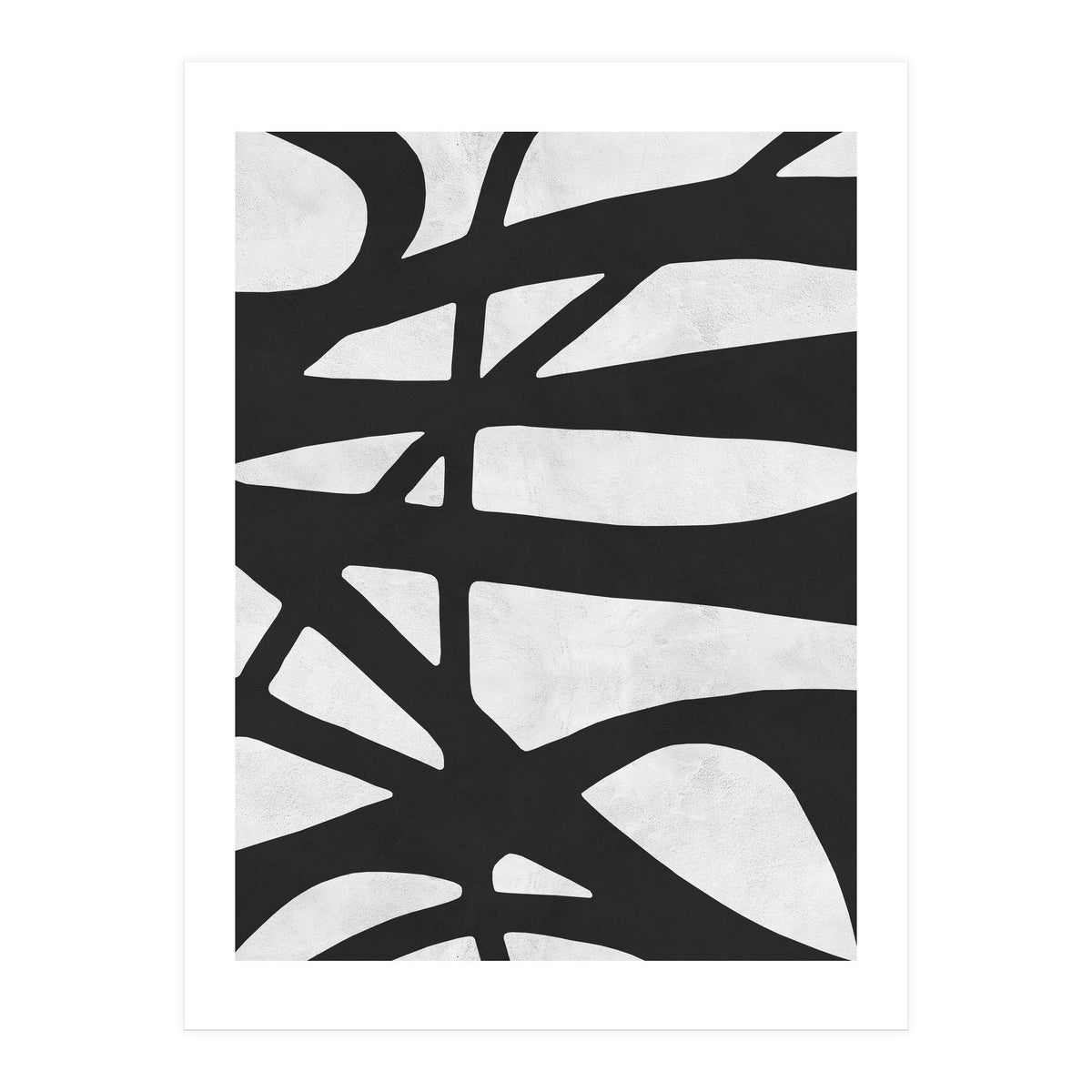 Expressionist black and white IV (Print Only)