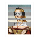 Rafael Portrait of Young Woman with Unicorn & Liz Taylor (Print Only) thumbnail