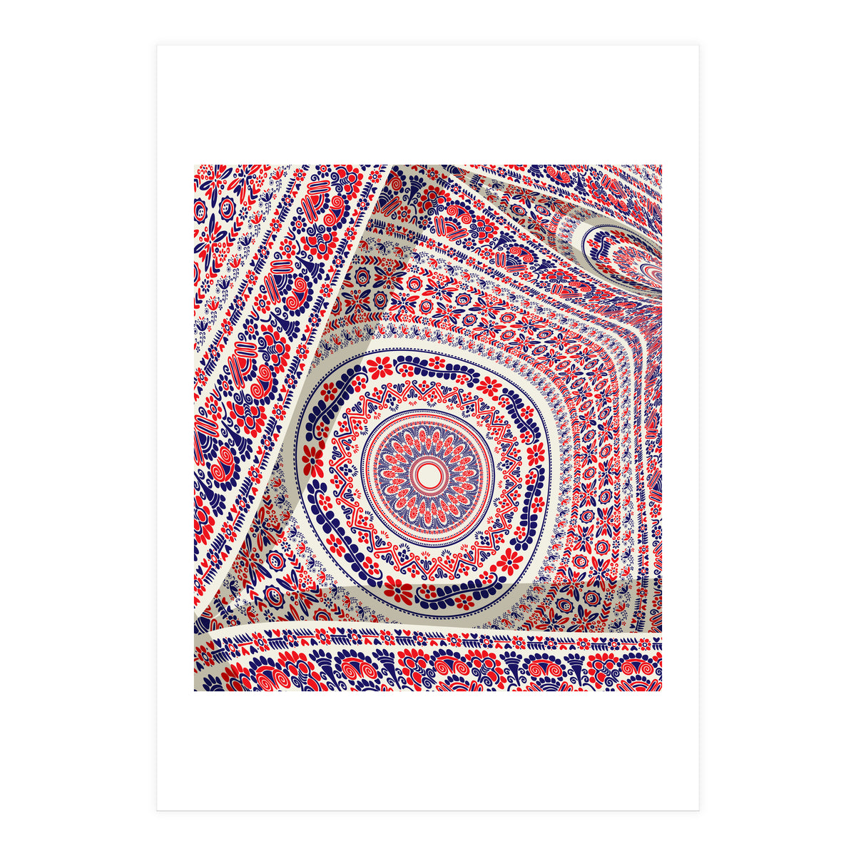 Romanian embroidery background 38 (Print Only)