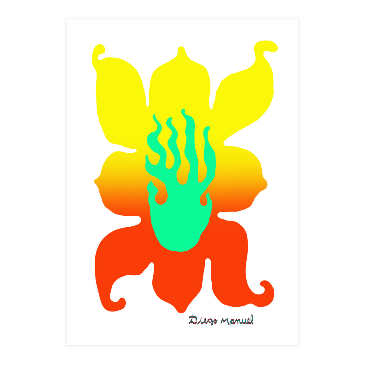 Fuego 108 Copia (Print Only)