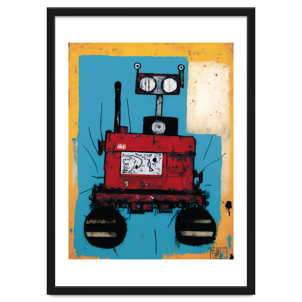 Robot Expressionist Painting