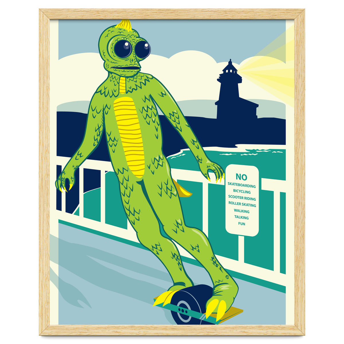 Sleezstak riding One Wheel